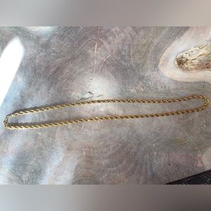 1970's Napier Gold Tone Rope Chain